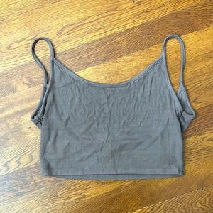 Joah Brown Strappy Crop Tank